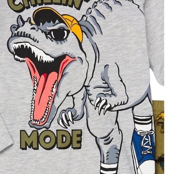 BOYS Pajama Set size M (8) Dinosaur Theme (NWT) - Picture 4 of 5